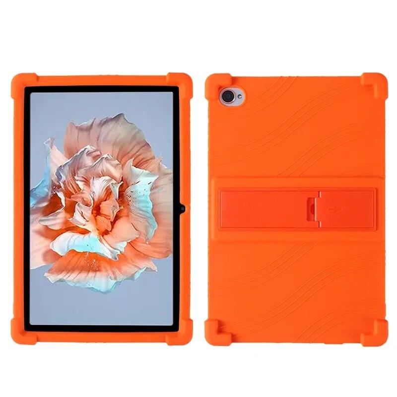 4 Thicken Cornors Soft Silicon Cover with Kickstand For Blackview Tab 15 Pro Case 10.5" Tablet PC Shockproof Protector Funda