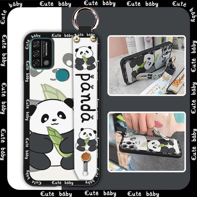 Durable Cute Phone Case For UMIDIGI A9 Back Cover Wristband Anti-knock Fashion Design Anti-dust Phone Holder Ring