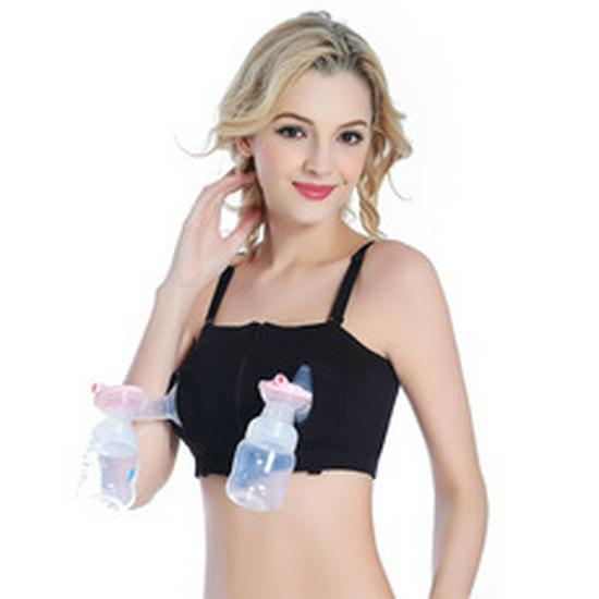 Thin Hands-Free Nursing Bra for Pregnant Women: Breastfeeding and Pumping Support