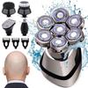 Multifunctional Electric Shaver with Seven Cutter Heads, Full Body Wash Safe