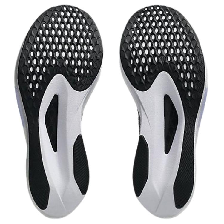 Asics נעלי ריצה קפיציות קלות ונוחות Magic Speed 5, סניקרס יוניסקס, לבן שחור 1013A183-100