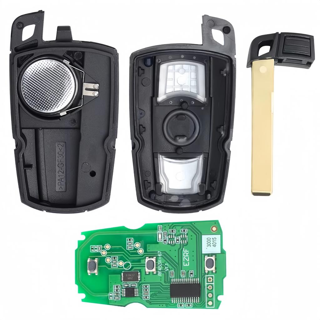 XJMYNB KR55WK49123 KR55WK49127 KR55WK49186 Remote Car Key For BMW 1/3/5/7 Series 2006-2012 X1 X6 Z4 315/433/868MHz PCF7945 CAS3