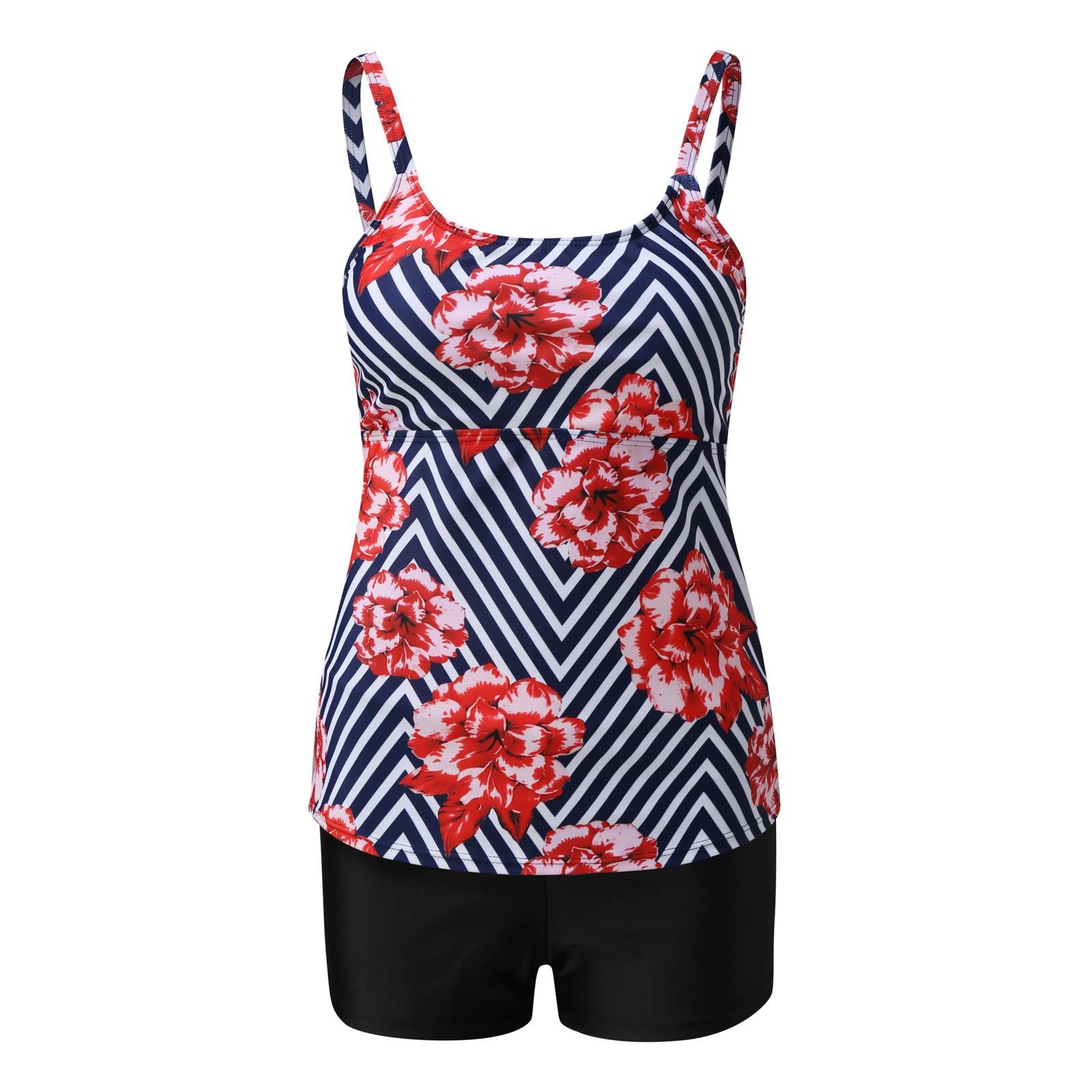 Женский комплект танкини больших размеров — фото 7