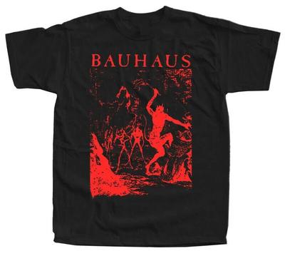 Bauhaus Lagartija Nick T-shirt Nera Unisex Manica Corta Tutte le Taglie