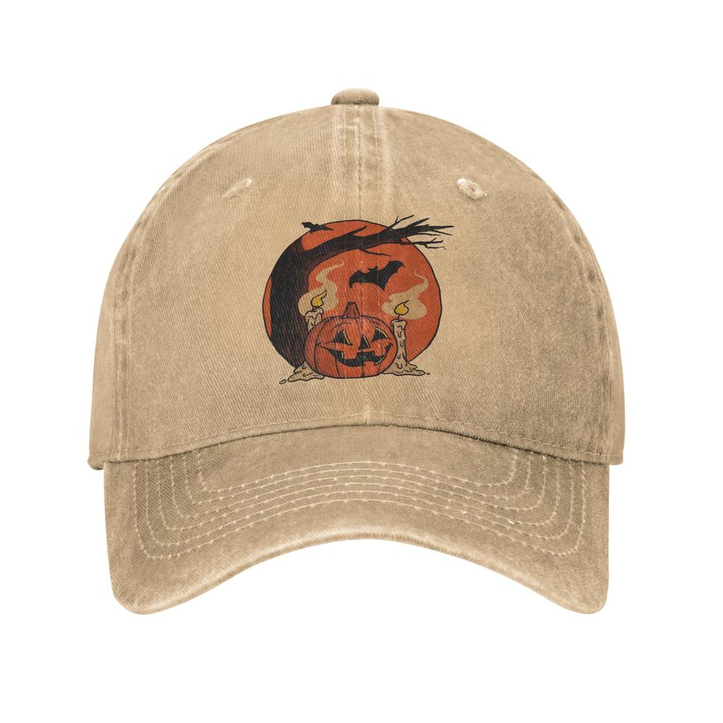 Halloween Pumpkin Casual Baseball Cap For Women Men Summer  Outdoor Sport Trucker Hat Trendy Wholesale Baseball Caps