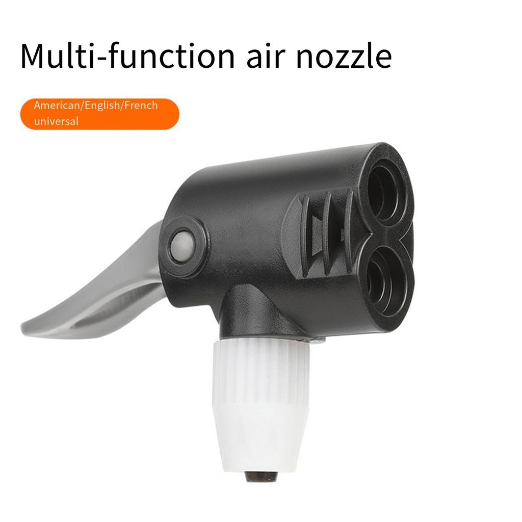 Bicycles Pump Nozzle Hose Adapter Double Head Adapter Replacement Quick Pump Fitting Pump Nozzle Accessories Enduring