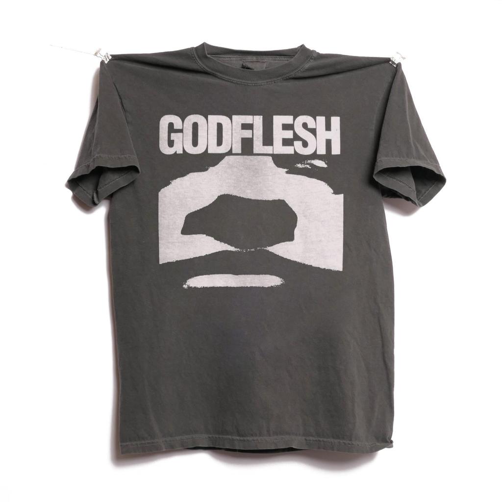 Tričko Kapely Godflesh Průmyslový Post Metal Experimentální Metal Swordfish Velmi Vybledlé Krabicové Glam Rock Alternativní Těžká Košile - Střední