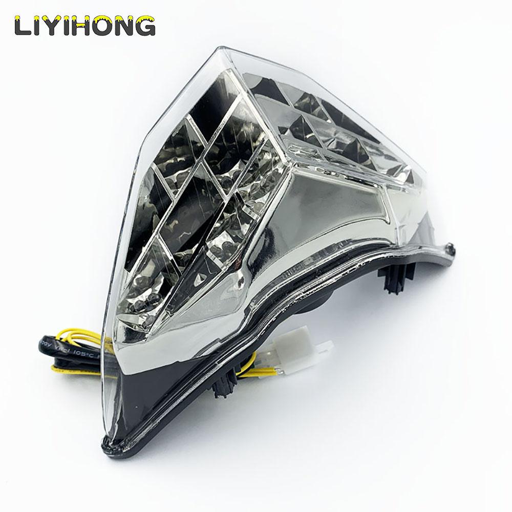 Motorcycle Modified LED Turn Signal Rear Warning Tail Light Brake Light for Kawasaki Ninja 250 250R 300 Z300 2013-2017