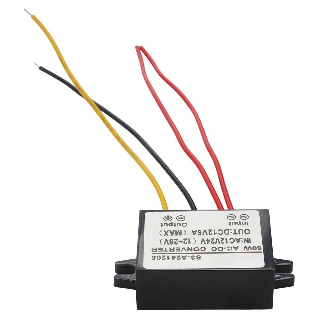 12V Adapter AC-DC Converter Outdoor Use 95 Conversion Efficiency Industrial Temperature Range -40-85 IP68 Waterproof Rating