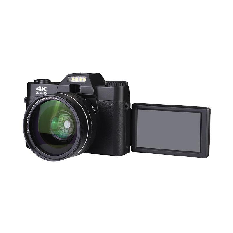 48MP 4K HD Retro Mirrorless SLR Camera with Wide Angle Lens - Perfect for Entry-Level Students and Videography