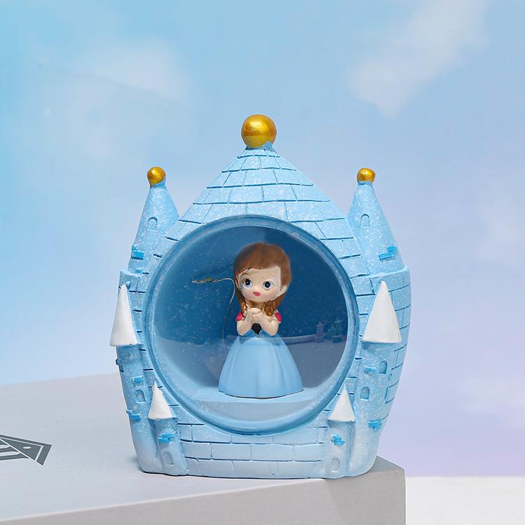 Princess Castle Fairy Star Lights Room Decorated Nightlight Button Power Battery