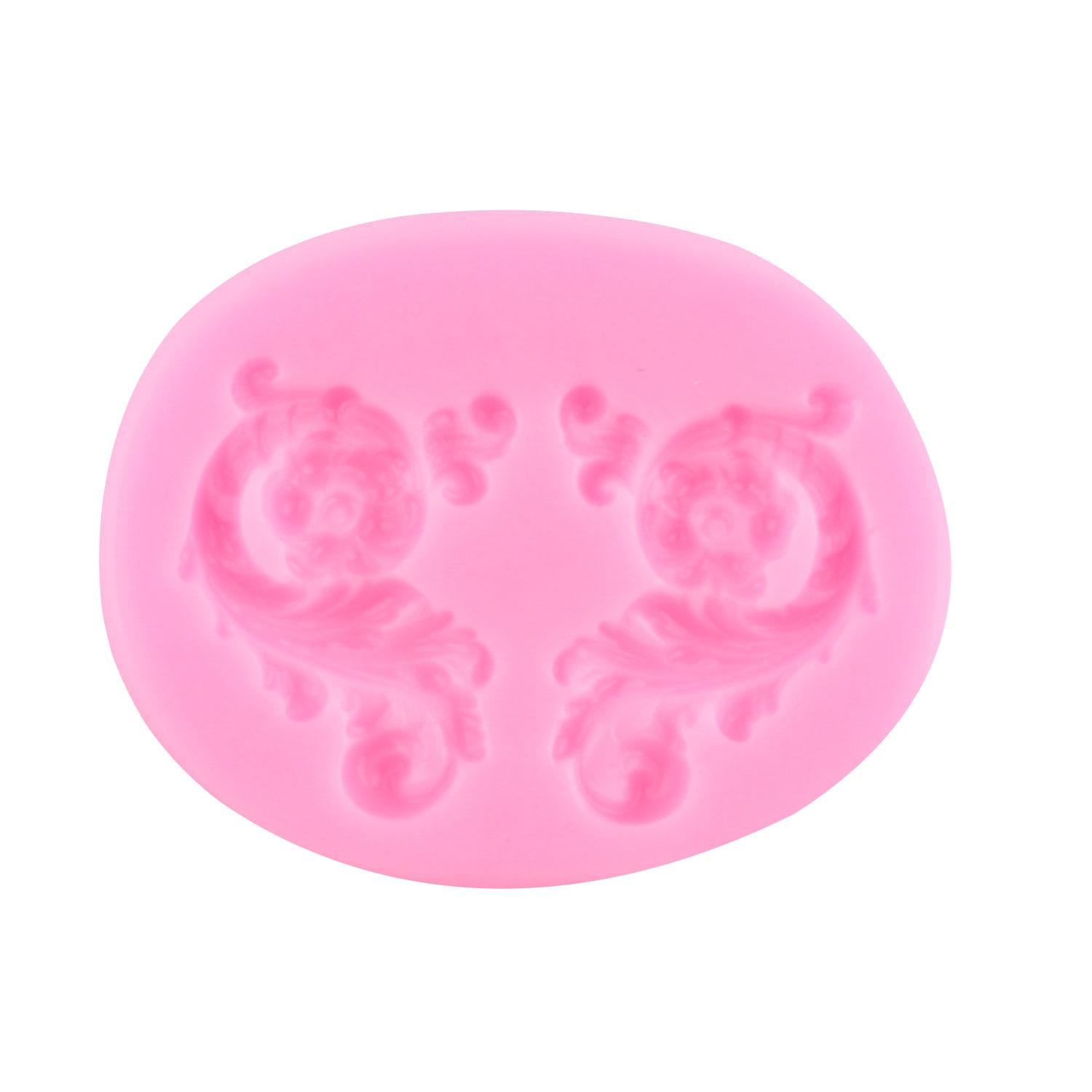 

Европейская винтажная рельефная силиконовая форма в стиле барокко, кружевные формы для помадки, конфетная глина, шоколадная форма для мастики, DIY инструменты для украшения торта дубильная кора