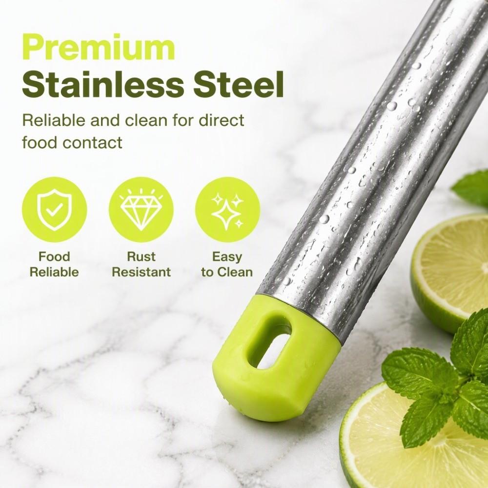 Green Silver Fruit Carving Tool Stainless Steel Fruit Carving Device Fruit Cutting