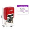 Automatic Re-inking Teacher QC Date Stamp with Adjustable Year, Month, Day