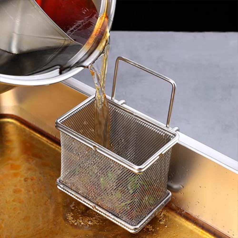 Hot Pot Laden Pommes Frites Fritteuse Kochwerkzeuge Nudeln Siebnetz Vermicelli Sieb Hot Pot Löffel Frittierkorb