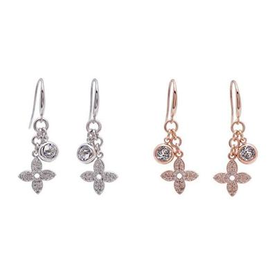 E441 Österreichische Echte Kristall Ohrringe