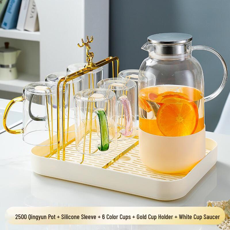 Chaxun High Borosilicate Glass Cold Brew Tea Kettle Set