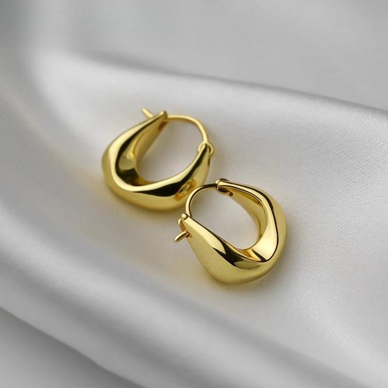 925 Silver Hoop Earrings for Women Fashion Versatile Round Circle Jewelry Gifts Prevent Allergy Sweet Girl
