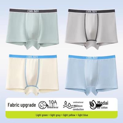 Cotton Modal Teen Boys' Antibacterial Boxer Briefs