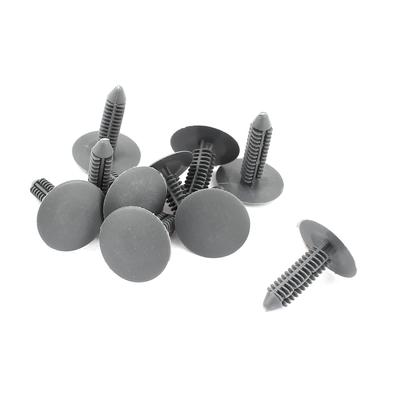 ACROPIX Push Screw Rivet Panel Fixing Clips Universal 7mm Gray 10pcs
