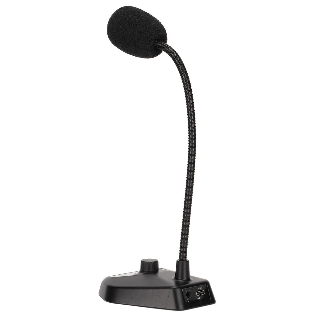 Microphone Gooseneck 360 Degree Omnidirectional Pickup Conference Computer Game Live Capacitive USB Wired Microphone