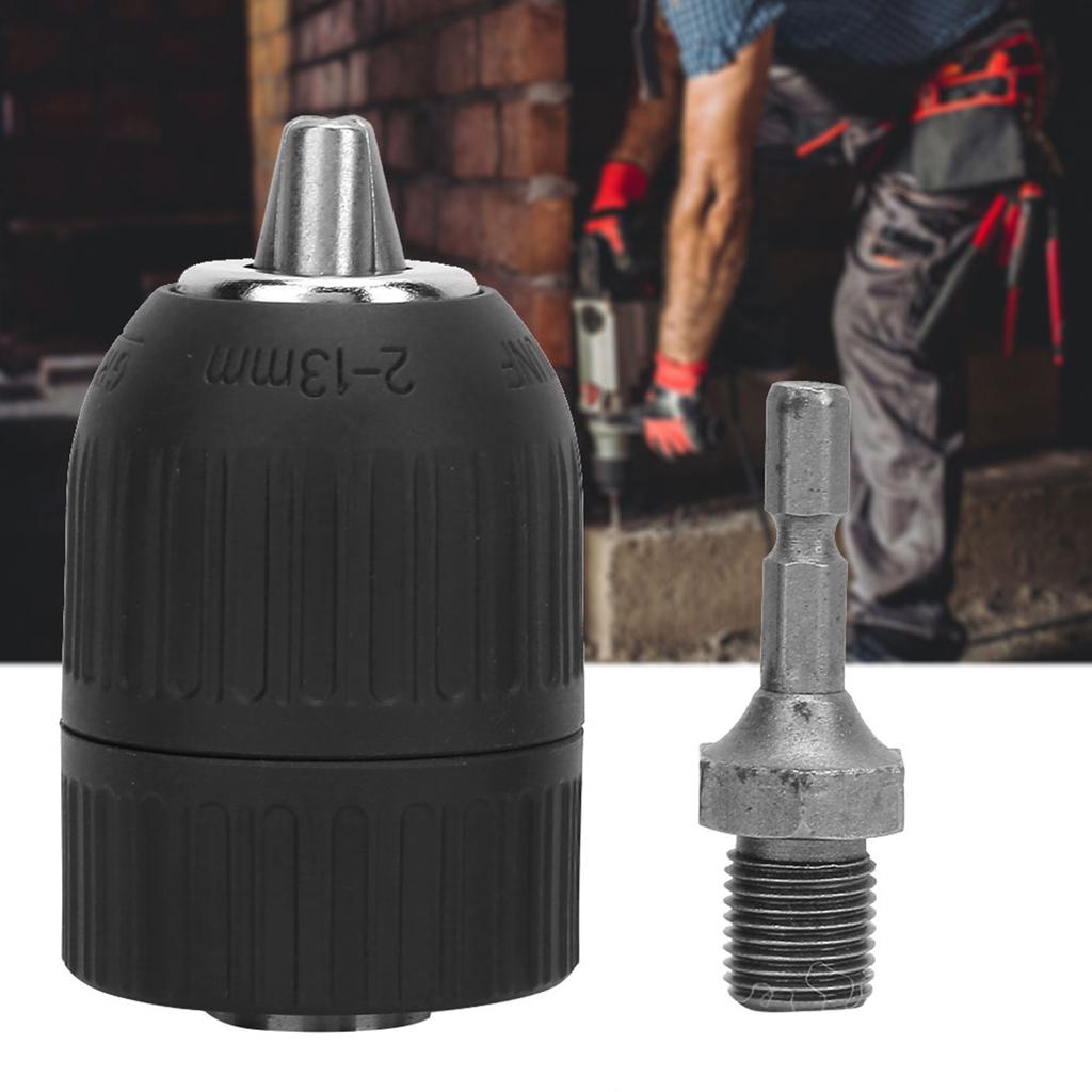 Plastic Casing 2.013MM 1220UNF Keyless Drill Chuck   14 Hex Connecting Rod