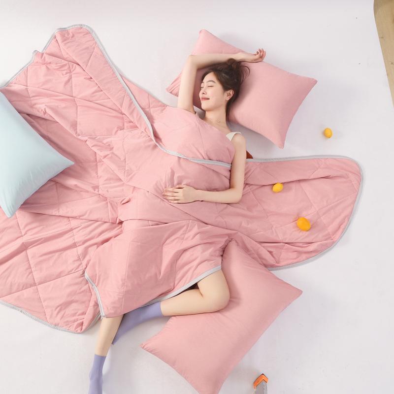 Antibakterielle, leichte, hautfarbene Steppdecke der Klasse A, sommerkühle Steppdecke für Klimaanlagen, sofort kühle, seidig waschbare Melonen-Steppdecke