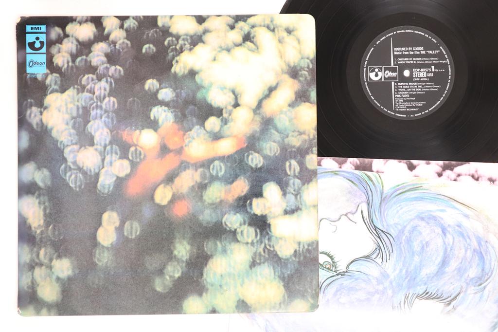 LP Record PINK FLOYD - Obscured By Clouds EOP80575 ODEON 1972 Japan Rock Used