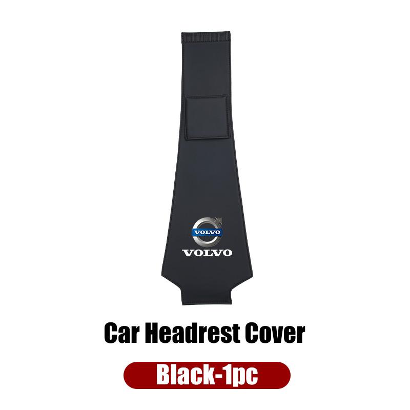 Car Sticker Seat Headrest Protective Cover Anti-Dirty Pillow Protector For Volvo AWD C30 C70 S60 S80 S90 T6 V40 V50 V60 V70 V90