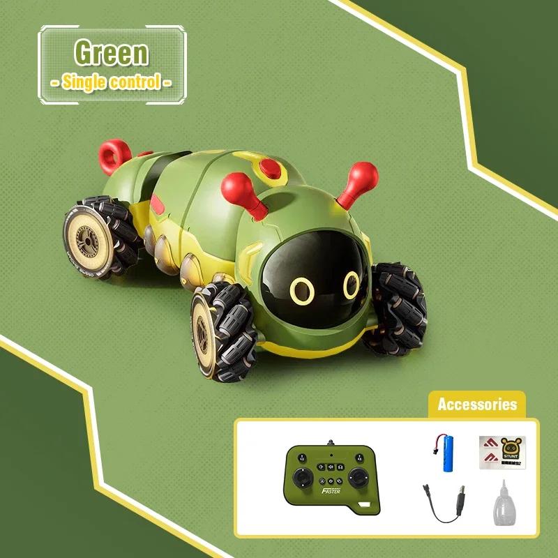 

RC Animals Intelligent Remote Control Insect 4WD featuring Spray Light Radio Controlled Stunt Car Electric Playthings designed for Children Gifts