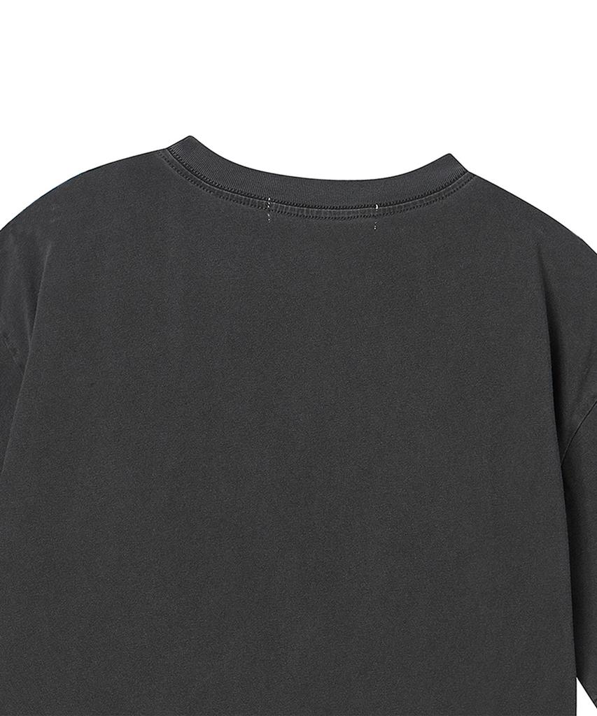 PRENDA Three Star Pigment Short Sleeve Black