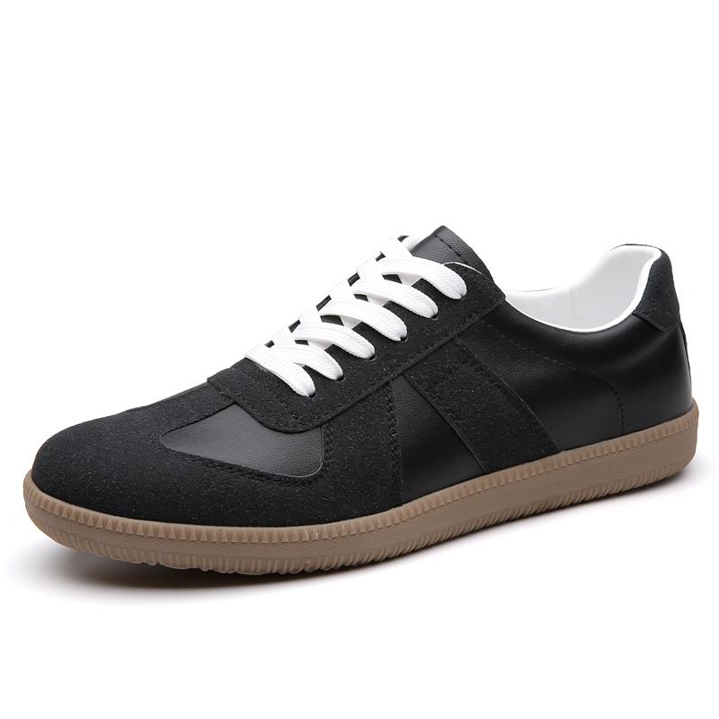 Men's Retro Fashion All-match Small White Shoes Sneakers German Training Shoes Forrest Gump Shoes Casual Men's Shoes