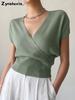 Women's Chunky Knit Sweater with Cross Stitch Design, Slim Fit Casual Workwear