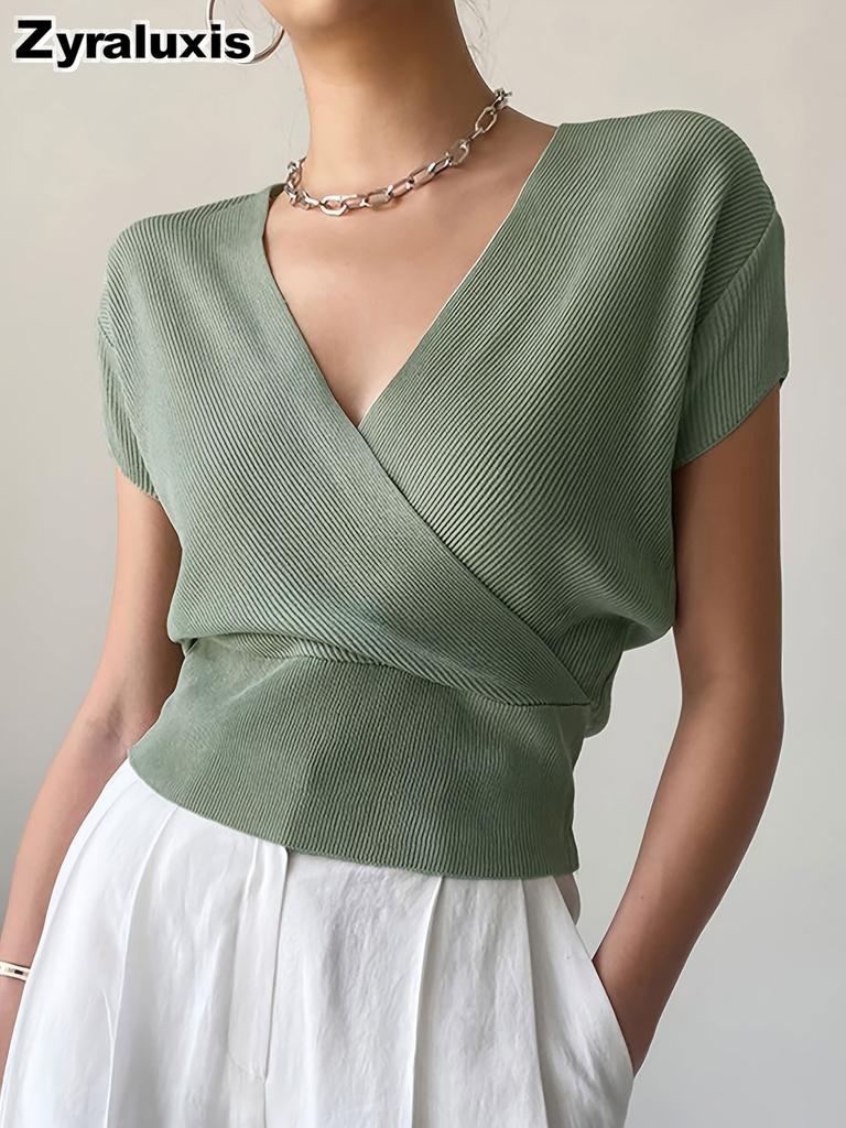 Women's Chunky Knit Sweater with Cross Stitch Design, Slim Fit Casual Workwear