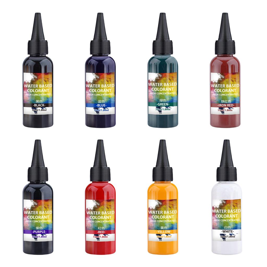 55ml Liquid Colorant for Artistics Creation Multipurpose Dye for Gypsum Cement and Resin Casting Projects
