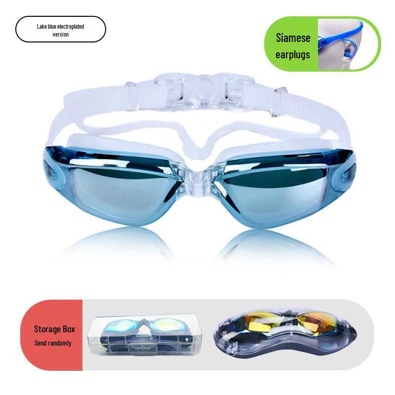 Ochelari de înot pentru miopie anti-aburire - HD, Impermeabili, Silicon, Finisaj galvanizat