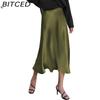 Women's Fashion Casual Solid Color Print Summer Spring Skirt