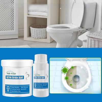Active Oxygen Toilet Bowl Cleaner Deep Clean Stain Remover Bathroom Cleaning Tablets for Home Bathroom Toilet (110g/250g)