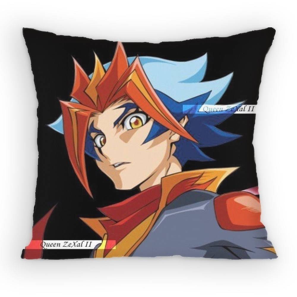 

YuGiOh VRAINS Cool Pillow Case Sofa Living Room Bedroom Headboard Backrest Cushion Square Cushion Nap Time 30x30 cm