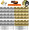 90-18x Lawn Mower Cutting Blade Set Stainless Steel Single Hole Lawn Mower Blade Blade Screws Kit for Worx Landroid Lawn Mowers