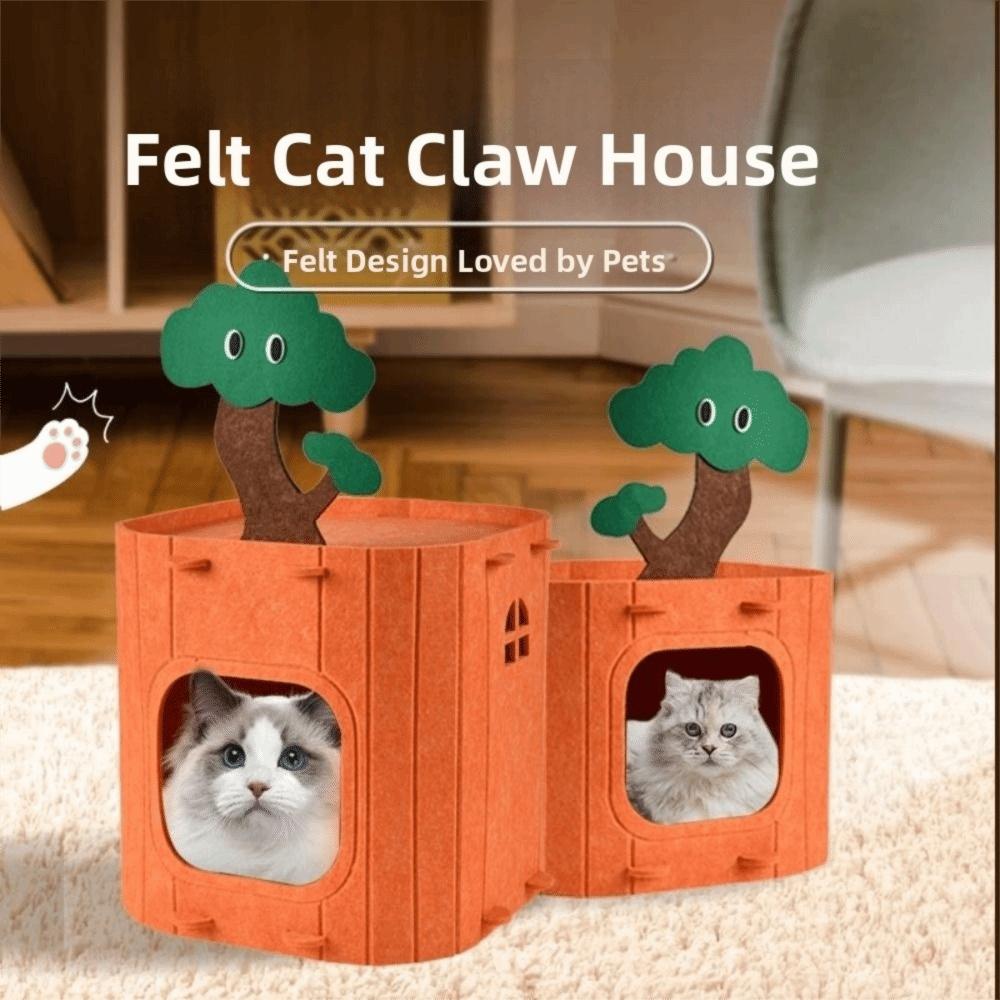 Scratch Resistant Cat House Large Space Kitten Beds Creative Cat Nest  Pet Supplies