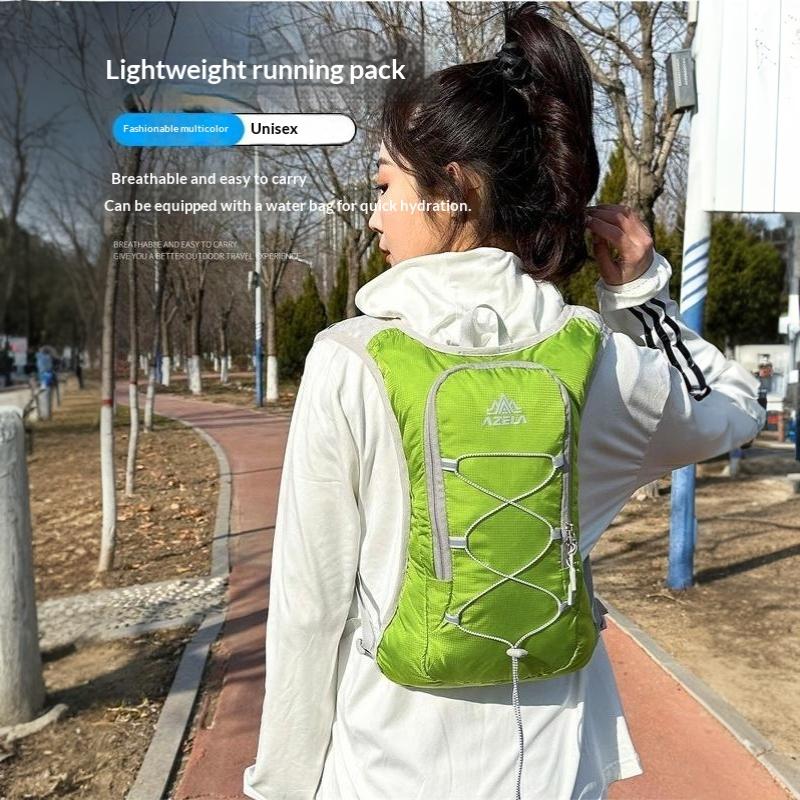 Adjustable Strap Running Hydration Vest 1Pc Unisex Lightweight Backpack for Hiking Cycling Jogging Trail Run