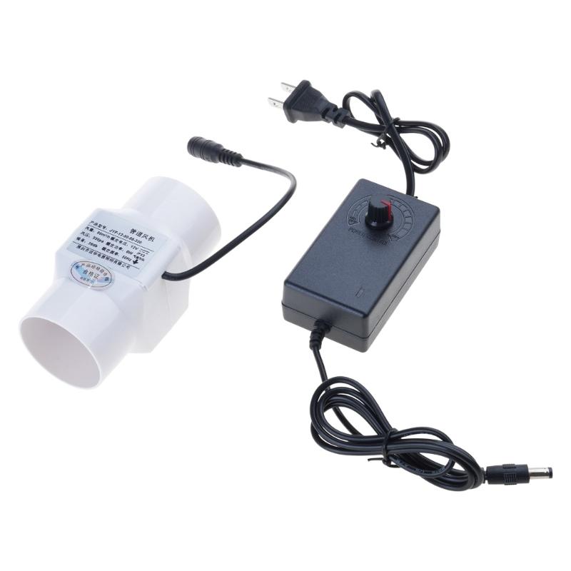 

110V 220V BBQ Fan Cooking Blower Adjustable Speed 2inch Pipe Exhaust Fan with 160cm Cable for Bathroom Toilet Kitchen