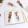 4Pcs DIY Irregular Shaped Diamonds Diamond Art Bookmark for DIY Making Beginners Adult Art Craft Supplies Handmade Birthday Gift