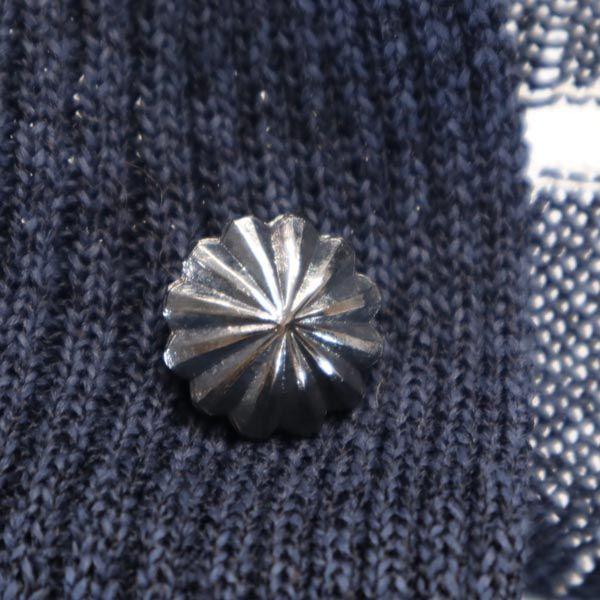 AYUITE Langärmiger Strick-Cardigan 1 Marine andere Concho-Knöpfe Herren Gebraucht