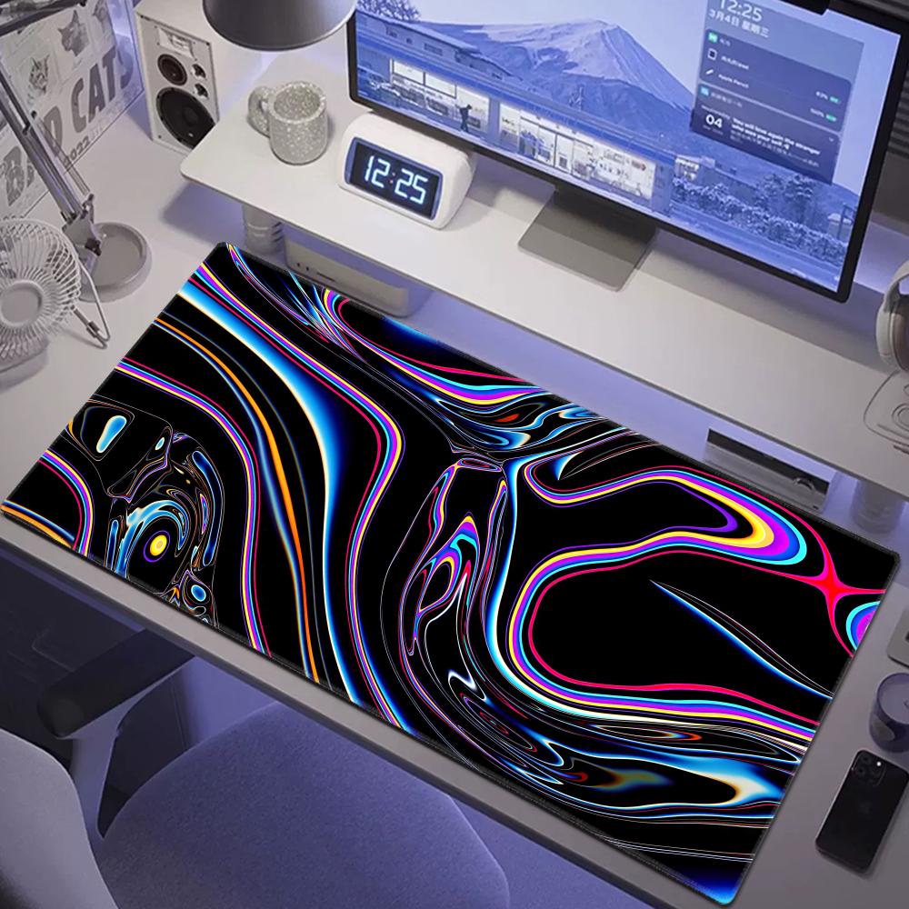 XXL Strata Liquid X Mouse Pad Computer Laptop Anime Keyboard Mouse Mat Large Mousepad Keyboards Gamers Decoracion Desk Mat