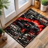 Multiple Sizes Black Car and Red Smoke Carpet for Living Room Bedroom Sofa Home Decor Rus Non-slip Floor Mat Luxury Gift