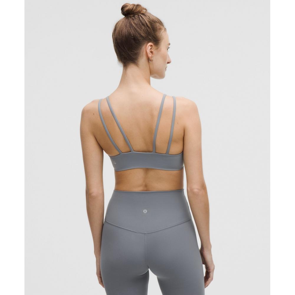 Lululemon Como uma nuvem BrA Light Support BC Cup solAr Cinza