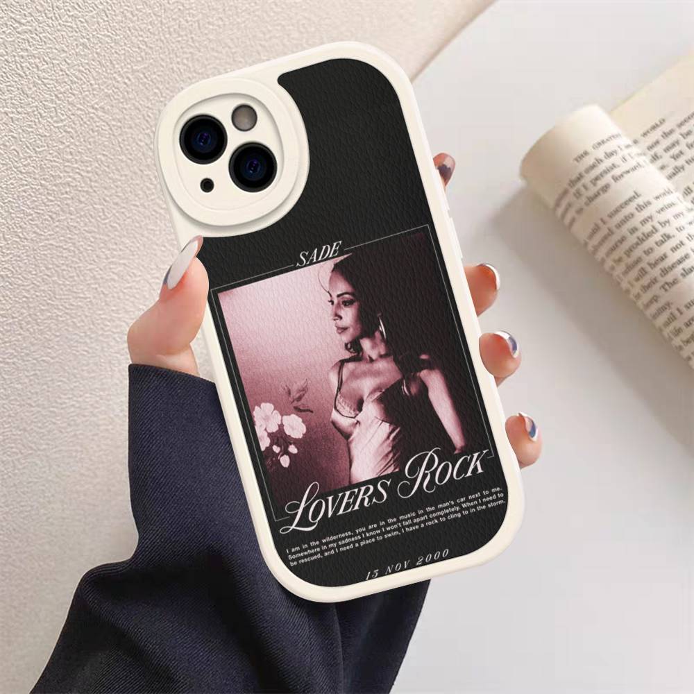 

Singer Sade Adu For IPhone 16 15 14 16E 13 12 11 Pro Max Plus Phone Leather Case iPhone 15