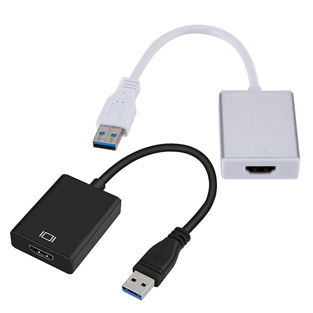 1080P USB 3.0/2.0 To HDMI-Compatible Converter Multi Display Graphic Adapter for PC Laptop Projector External Video Card